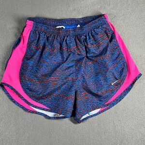 Nike‎ Dri-FIT Running Shorts Animal Print Hot Pink Trim Athletic Small